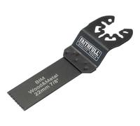 Faithfull FAIMFWM22 Multi-Functional Tool Bi-Metal Flush Cut Wood/Metal Blade 22mm