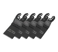 Faithfull FAIMFW34B Multi-Functional Tool Flush Wood Blade Side Set 34mm Pack of 5