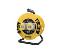 Faithfull Open Cable Reel 110v 16a Faithfull Multicolor