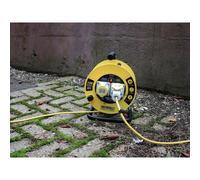 Faithfull Power Plus Open Cable Reel 110V 16A Multi Colour (20M)