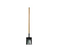 Faithfull Long Handled Square Shovel OSS2LH No.2 Square Blade - Black