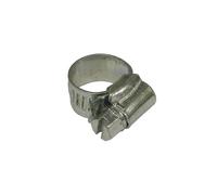 Faithfull Ox Hose Clip - Zinc Mszp 18 - 25Mm in Silver Faithfull Silver