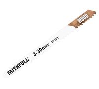Faithfull Pack Of 5 Jigsaw Blades For Wood And Laminate Cutting