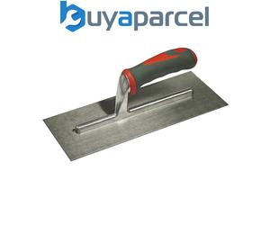 Faithfull Plasterer's Finishing Trowel Stainless Steel Soft Grip Handle 11 x 4.3