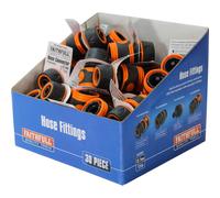 Faithfull Plastic Female Hose Connector 1/2" / 12.5mm Pack of 30