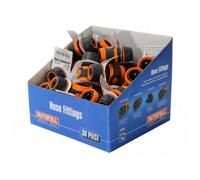 Faithfull Plastic Female Hose Connector Multi Colour (Box Of 30)
