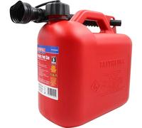Faithfull Plastic Fuel Can 5l Red