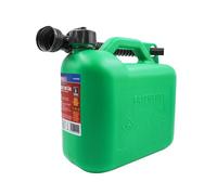 Faithfull Plastic Fuel Can Green 5 Litre