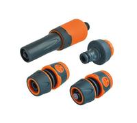 Faithfull Plastic Hose Fittings Starter Kit 1/2In Multi Colour (Starter Kit 1/2In)