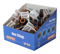 Faithful FAIHOSEMEBUL Plastic Hose Mender (Box 30), Blue