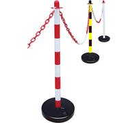 Faithfull Plastic Post for Chain Red / White