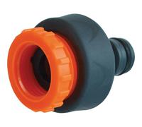 Faithfull Plastic Tap Hose Connector 1/2 and 3/4"