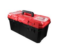 Faithfull Plastic Toolbox 552mm 22" Removable Tote Tray Water Resistant FAITB22
