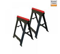Faithfull FAITRESTLESP Plastic Trestles Height 82cm x Length 57cm ...