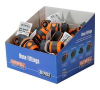 Plastic Water Stop Hose Connector 1/2in (Box 30)