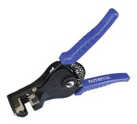 Faithfull PLWSAUTO Automatic Wire Stripper Capacity 1-3.2mm, Black|white|blue