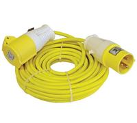 Faithfull Power Plus 14M 1750W 16 Amp Heavy-Duty Trailing Lead Cable 110V