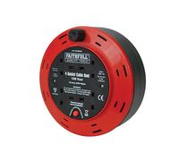 Faithfull Power Plus C41010 Cable Reel 240V 10A 4-Socket 10m