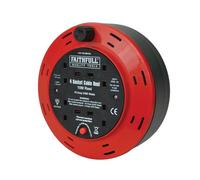 Faithfull Power Plus C41010 Cable Reel 240V 10A 4-Socket 10M Fppcr10M10A