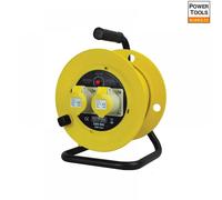 Faithfull Power Plus CR25162.5-TB Open Drum Cable Reel 110V 16A 2-Socket 25M ...