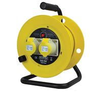 Faithfull Power Plus CR5016-TB Open Drum Cable Reel 110V 16A 2-Soc...