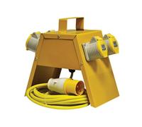 Faithfull Power Plus Distribution Box 4-Way 110V Multi Colour (One Size)