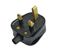 Faithfull Power Plus Rp13Ab-Tb Black Plug 13A Fppplug13R
