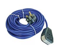 Faithfull FPPTL14M 14 Metre Mains Trailing Lead Extension Lead 240V 13A 1.5mm Cable