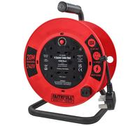Faithfull Power Plus XP06-E1 Open Cable Reel 240V 40m 13A 4 Socket...