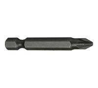 Faithfull Pozi S2 Grade Steel Screwdriver Bits PZ1 50mm Pack of 3