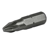 Faithfull Pozi S2 Grade Steel Screwdriver Bits PZ2 x 25mm (Pack 25) FAISBPZ225B