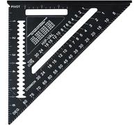 Faithfull 744210 Prestige Quick Square Black Aluminium 178Mm (7In)