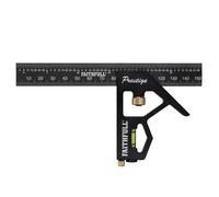 Faithfull Prestige Aluminium Combination Square (Black) - 150mm (6in)