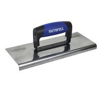 Faithfull FAIPTEDG10SS Prestige Stainless Steel 10 Inch Concrete Edging Trowel 250 x 100mm (10 x 4in)