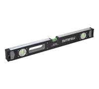 Faithfull Spirit Level FAISLHD600 - Prestige Professional Aluminium 600 mm (2 ft) Heavy Duty