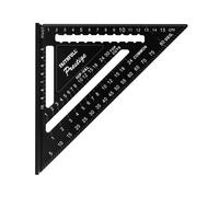Faithfull Prestige Quick Roofing Square Black Aluminium 180Mm (Metric)