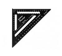 Faithfull Prestige Quick Roofing Square Black Aluminium 180mm (Metric) Multi Colour (180mm Metric)