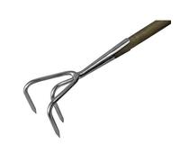 Faithfull Prestige Stainless Steel Cultivator Ash Handle Multi Colour (One Size)