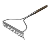 Faithfull Prestige Stainless Steel Garden Rake