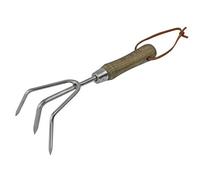 Faithfull Prestige Stainless Steel Hand Cultivator Ash Handle Multi Colour (One Size)