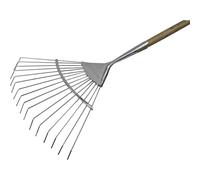 Faithfull Ri12-Vrsslrwh Prestige Stainless Steel Lawn Rake Ash Handle Faipreslrss