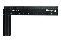 Faithfull Prestige Try Square Black Aluminium 300mm