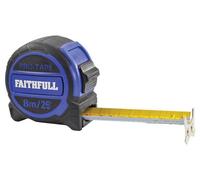 Faithfull Pro Tape Measure 8M/26Ft (Width 32mm) Faitm832Mi