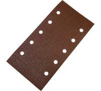 Faithfull Punched Clip On Sanding Sheets 115mm x 280mm Assorted Pack of 5