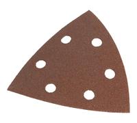 Faithfull Punched Hook and Loop Delta Sanding Sheets Coarse Pack of 5