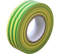 Faithfull 00351920RGTB Pvc Electrical Tape Green / Yellow 19Mm X 20M