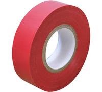 Faithfull FAITAPEPVCR Red PVC Electrical Tape 19mm x 20M - Red