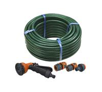 Faithfull Pvc Garden Hose With Fittings & Spray Gun