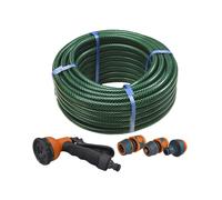 Faithfull Pvc Garden Hose With Fittings & Spray Gun