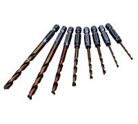 Faithfull FAIQCSET8 Quick Change Impact Drill Bit Set 8 Piece